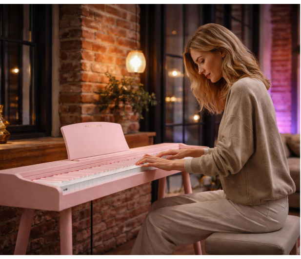 MusicMate Pianino cyfrowe MM-P25-P RoseKeys - 1588208 - zdjęcie 17